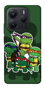 Чохол Green turtles для Xiaomi Redmi Note 14 5G