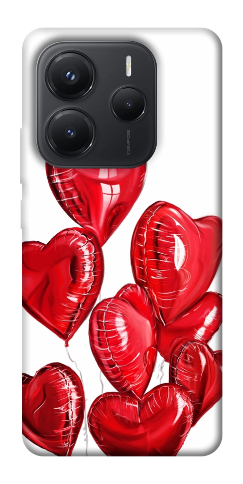 Чохол Heart balloons для Xiaomi Redmi Note 14 5G