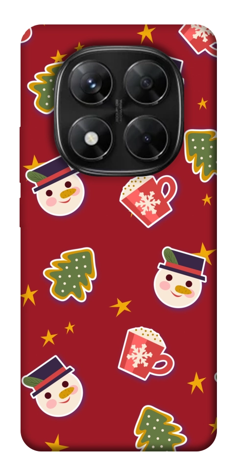 Чохол Christmas pattern для Xiaomi Redmi Note 14 Pro 5G