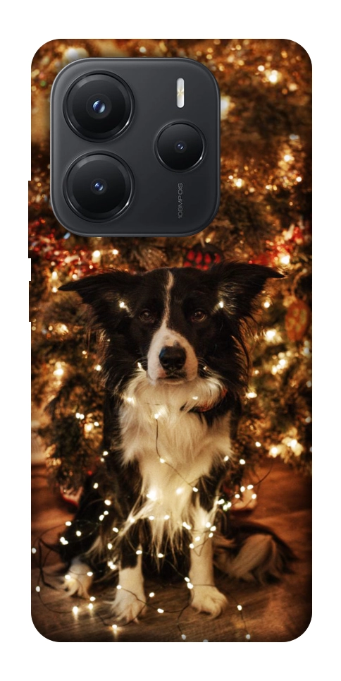 Чехол Christmas dog для Xiaomi Redmi Note 14 5G