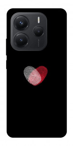 Чохол Fingerprint heart для Xiaomi Redmi Note 14 5G