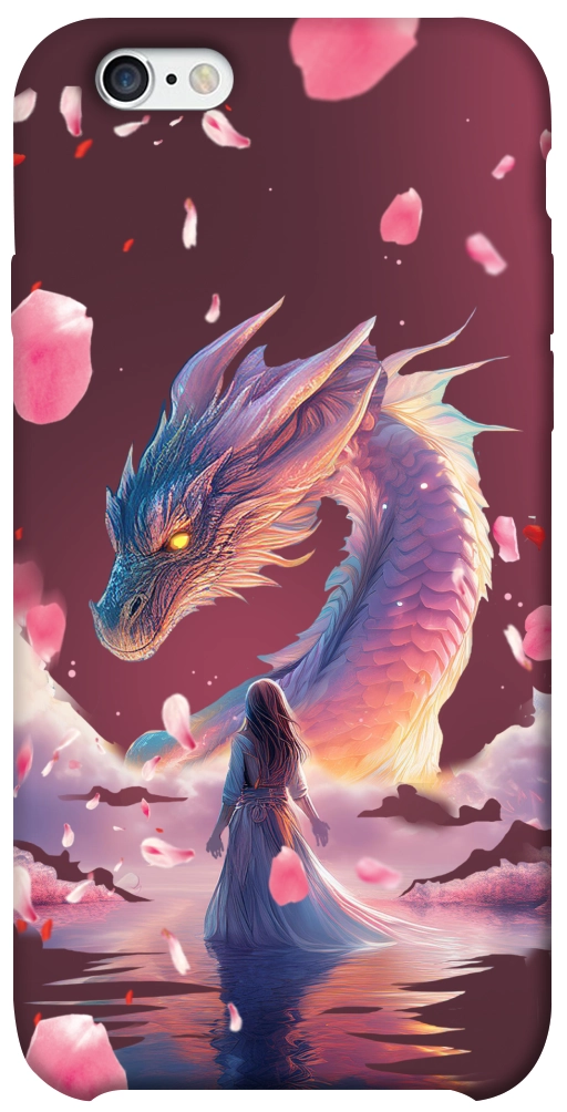 Чохол Girl and dragon для iPhone 6