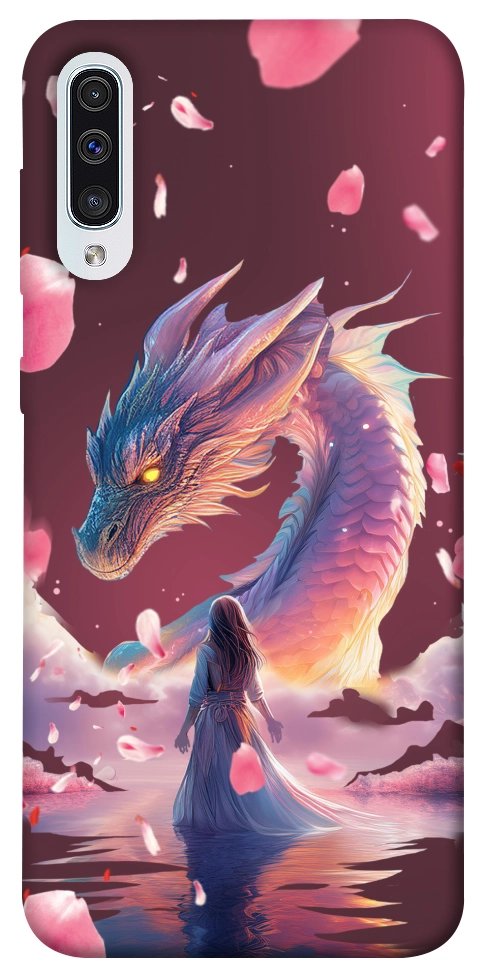 Чехол Girl and dragon для Galaxy A50 (2019)