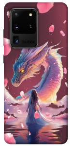 Чехол Girl and dragon для Galaxy S20 Ultra (2020)