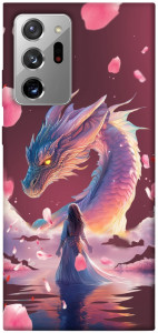 Чехол Girl and dragon для Galaxy Note 20 Ultra