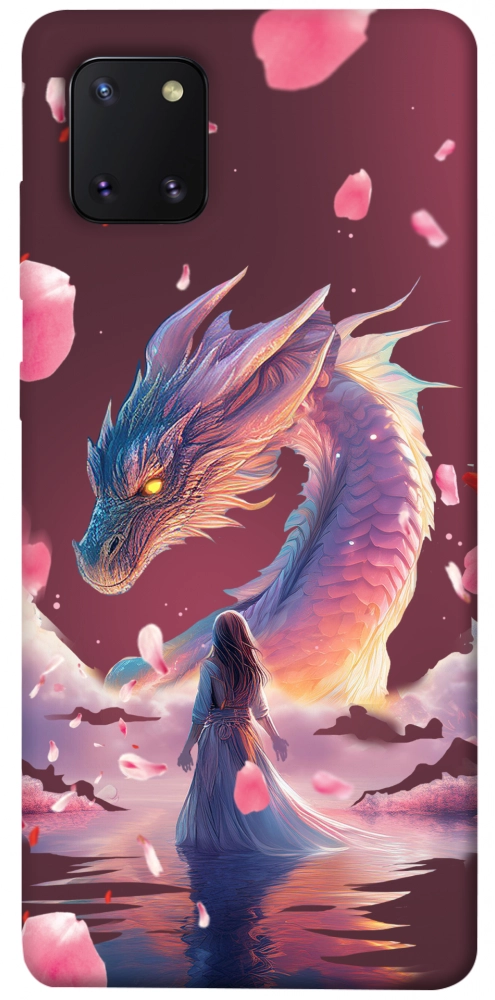 Чехол Girl and dragon для Galaxy Note 10 Lite (2020)