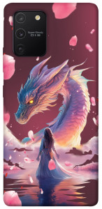 Чохол Girl and dragon для Galaxy S10 Lite (2020)