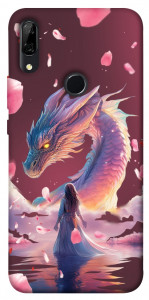 Чехол Girl and dragon для Huawei P Smart Z