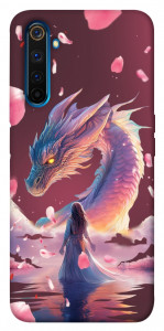 Чехол Girl and dragon для Realme 6 Pro