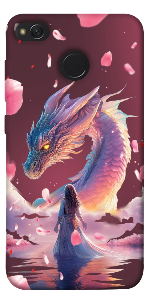 Чохол Girl and dragon для Xiaomi Redmi 4X