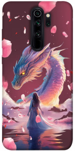 Чехол Girl and dragon для Xiaomi Redmi Note 8 Pro