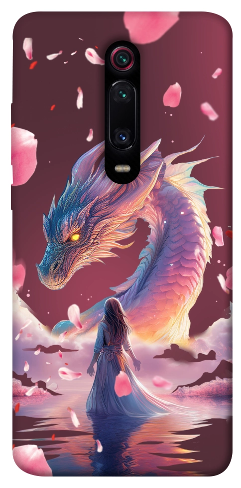 Чехол Girl and dragon для Xiaomi Mi 9T