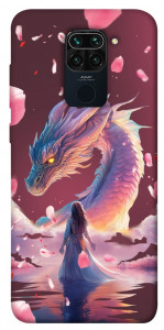 Чехол Girl and dragon для Xiaomi Redmi 10X