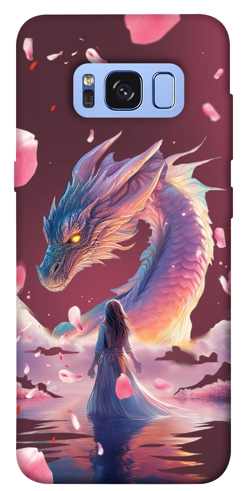 Чехол Girl and dragon для Galaxy S8 (G950)