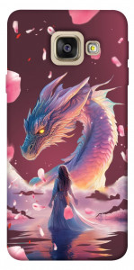 Чохол Girl and dragon для Galaxy A5 (2017)