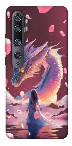 Чохол Girl and dragon для Xiaomi Mi Note 10