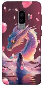 Чехол Girl and dragon для Galaxy S9+