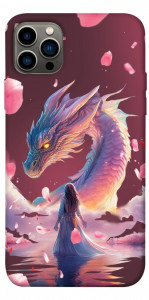 Чехол Girl and dragon для iPhone 12 Pro