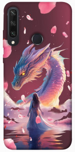 Чехол Girl and dragon для Huawei Y6p