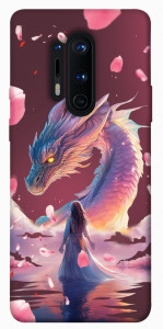 Чохол Girl and dragon для OnePlus 8 Pro