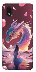 Чохол Girl and dragon для Samsung Galaxy M01 Core