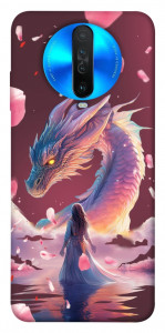 Чохол Girl and dragon для Xiaomi Redmi K30