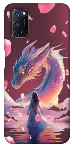 Чехол Girl and dragon для Oppo A52