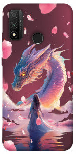 Чехол Girl and dragon для Huawei P Smart (2020)