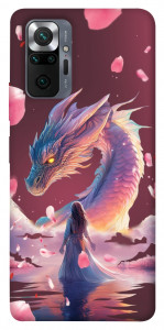 Чохол Girl and dragon для Xiaomi Redmi Note 10 Pro