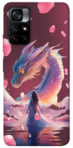 Чохол Girl and dragon для Xiaomi Poco M4 Pro 5G