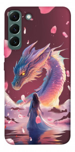 Чехол Girl and dragon для Galaxy S22+