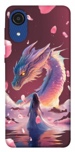 Чохол Girl and dragon для Galaxy A03 Core