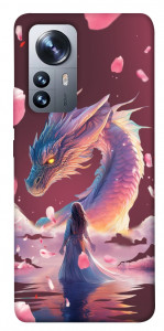 Чехол Girl and dragon для Xiaomi 12X