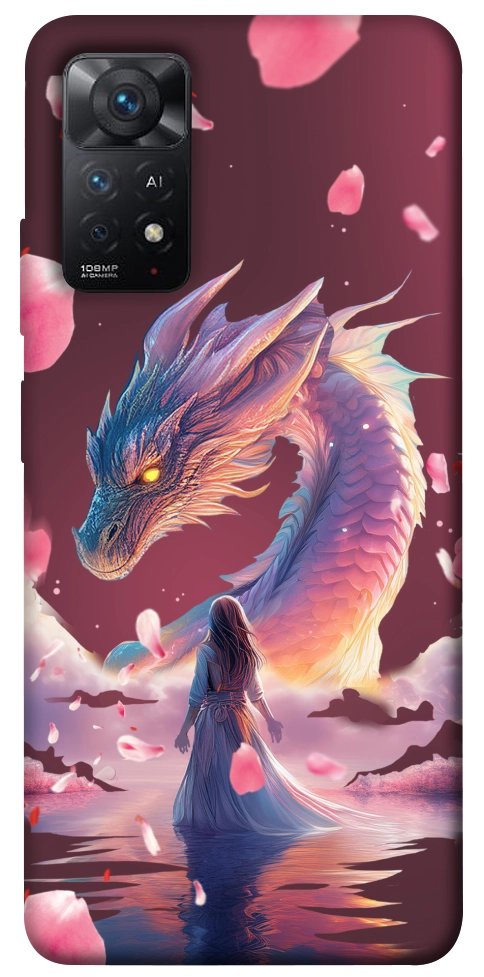 Чохол Girl and dragon для Xiaomi Redmi Note 11 Pro 5G