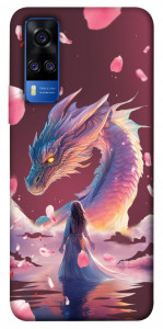 Чехол Girl and dragon для Vivo Y51a