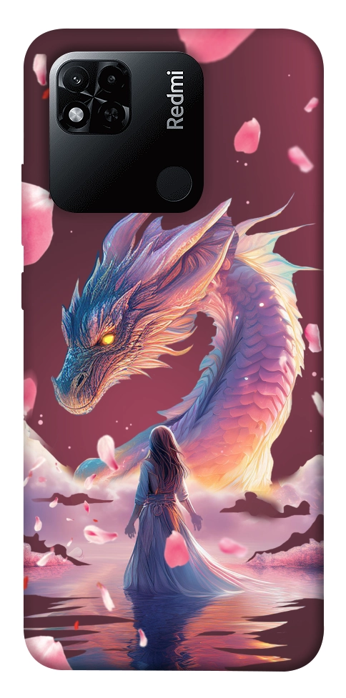 Чехол Girl and dragon для Xiaomi Redmi 10A