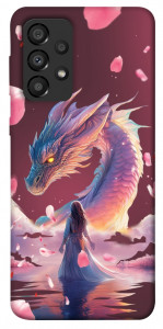 Чехол Girl and dragon для Galaxy A33 5G