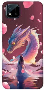 Чохол Girl and dragon для Realme C20