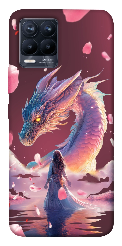 Чохол Girl and dragon для Realme 8