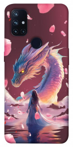 Чехол Girl and dragon для OnePlus Nord N10 5G