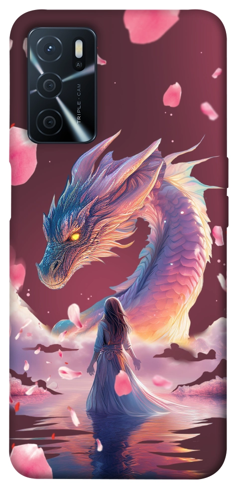 Чохол Girl and dragon для Oppo A54s