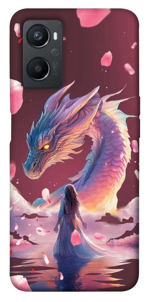 Чехол Girl and dragon для Oppo A96