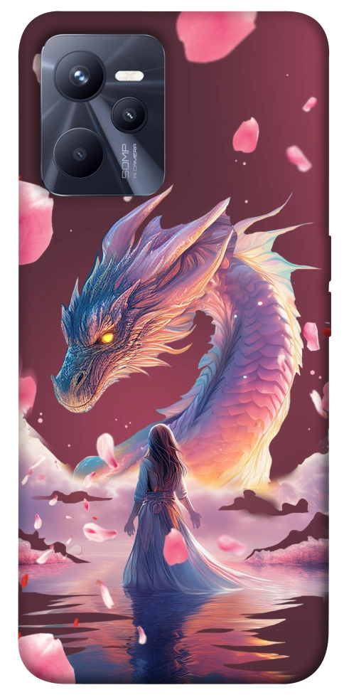 Чохол Girl and dragon для Realme C35