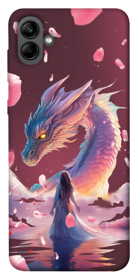 Чохол Girl and dragon для Galaxy A04