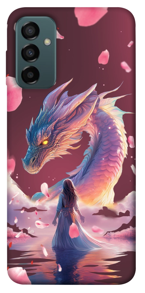 Чохол Girl and dragon для Galaxy M23 5G