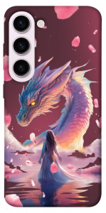 Чохол Girl and dragon для Galaxy S23+