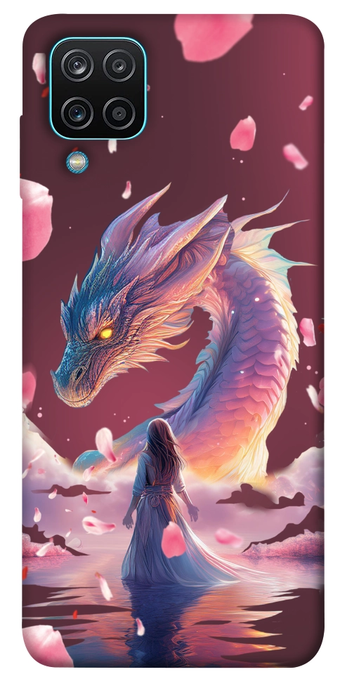 Чехол Girl and dragon для Galaxy M12