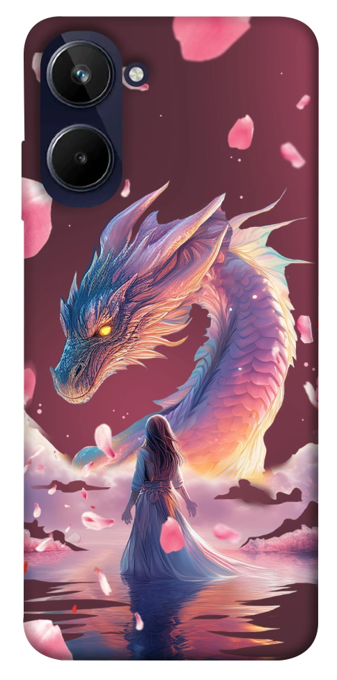 Чехол Girl and dragon для Realme 10 4G