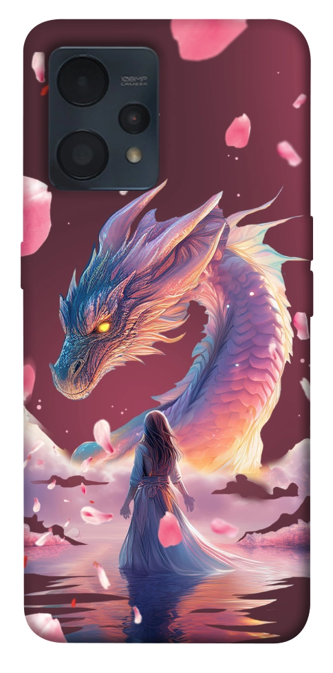 Чехол Girl and dragon для Realme 9 Pro+