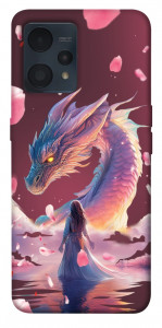 Чехол Girl and dragon для Realme 9 4G 